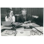 HANNA GUCWIŃSKA, ANTONI GUCWIŃSKI, ZOO Wrocław, photo by A. Hawałej, 1970s.