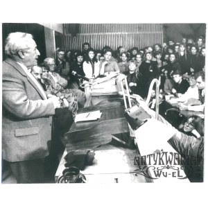 TADEUSZ RÓŻEWICZ, Festiwal 3×Różewicz, Radomsko, fot. R. Świątkowski, lata 90.