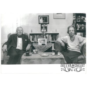 JAN ERNST, geograf, muzyk, z żoną, fot. W. Rozmysłowicz, lata 70-80