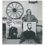 ANTONI FAŁAT, painter, printmaker, studio, photo by A. Rybczynski, 1970s.