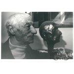 STANISŁAW TEISSEYRE, painter, stage designer, pedagogue at the Academy of Fine Arts, photo by R. Świątkowski, 1984