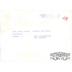 ZOFIA WOLSKA, rzeźbiarka przy pracy, fot. Zagoździński, lata 70.