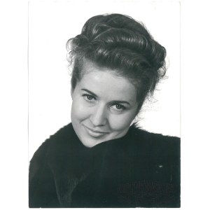 BOGNA SOKORSKA, portret śpiewaczki, fot. Z. Matuszewski, lata 70.