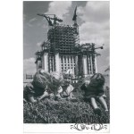 WARSAW, construction of the Palace of Culture and Science, photo by Z. Wdowinski, 1953