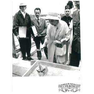 WARSZAWA, Centrum Zdrowia Dziecka, wmurowanie aktu erekcyjnego, fot. Urbanek, 1973