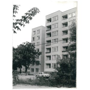WARSZAWA, osiedle NSM „Oświata” przy ul. Czerniakowskiej, fot. Rosiak, 1973