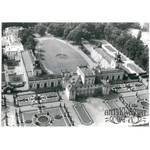 WARSZAWA, Wilanów z lotu ptaka, fot. D. Gładysz, 1988