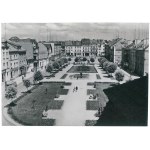 BARTOSZYCE, rebuilt town square, photo by S. Moroz, 1967