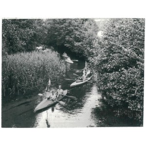 BOROWA, spływ kajakowy Rów-Borowa, fot. Miche, 1969
