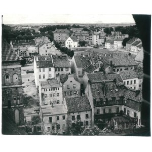 LIDZBARK WARMIŃSKI, view from the castle tower, photo by Uchymiak, 1960.