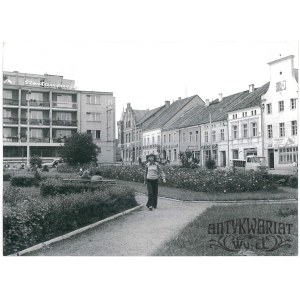 LIDZBARK WARMIŃSKI, kamieniczki i nowe bloki, fot. Zagoździński, 1975