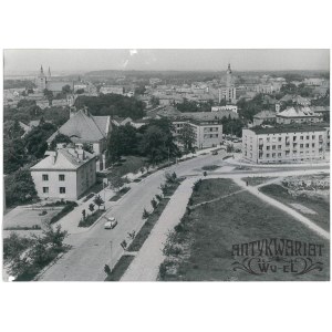 OLSZTYN, panorama miasta z lotu ptaka, fot. St. Moroz, 1969