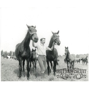 PLĘKITY k. Ostródy, stadnina koni, fot. St. Moroz, 1990