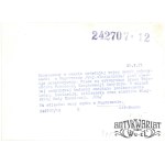 WĘGORZEWO, zamek krzyżacki w odbudowie, fot. St. Moroz, 1971