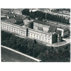 LUBLIN, zamek z lotu ptaka, fot. A. Łokaj, 1.07.1982