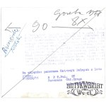 USTRZYKI DOLNE, panorama miasta z lotu ptaka, fot. Kwiatkowski, 3.11.1968