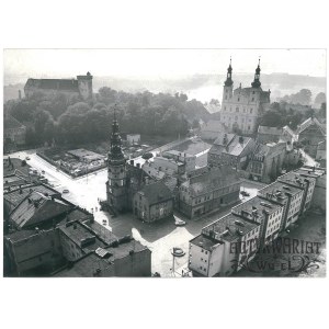 OTMUCHÓW (pow. Nysa), widok z lotu ptaka, fot. CAF, 1970