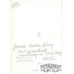 GDAŃSK, Orzeł Zygmuntowski na Ratuszu Głównego Miasta, fot. Lelewicz, 1952