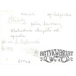 GŁOWBITY, barokowy pałac rodu Boehmów (przed spaleniem), fot. Dąbrowski, 1949