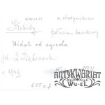 GŁOWBITY, barokowy pałac rodu Boehmów (przed spaleniem), fot. Dąbrowski, 1949