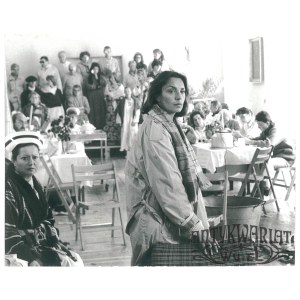 „UCIECZKA Z KINA WOLNOŚĆ”, scena na planie filmu, fot. CAF, 1989