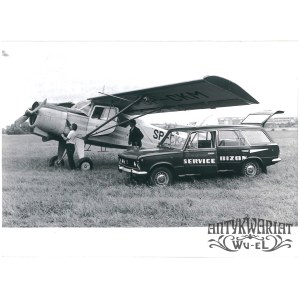 PŁOCK, pogotowie techniczne Fabryki Maszyn Żniwnych - gotowe do lotu, fot. CAF, 1975