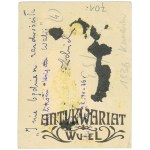 ZDZISŁAW KARCZEWSKI, portret w płaszczu i kapeluszu, Warszawa, fot. ?, 1936