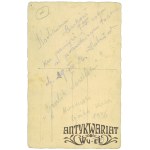 ZDZISŁAW KARCZEWSKI, „Cyrulik sewilski”, dedykacja dla Leszka, Wilno, 1936