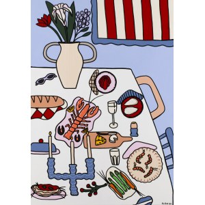 Ewa Konstantynowicz-Goss (ur. 1983, Kielce), White table, 2026
