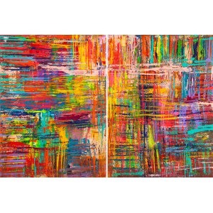 Gossia Zielaskowska (b. 1983, Poznań), Space of color, diptych, 2025