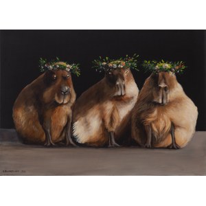 Aleksandra Kwapiszewska (b. 1989, Lodz), Observers of your miserable existence, 2026