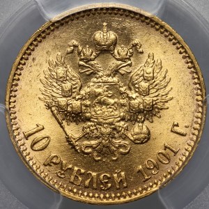 Russie, Nicolas II, 10 roubles 1901 (AP), Saint-Pétersbourg