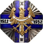 II RP, badge of the 10th anniversary of the Police of the Silesian Province.