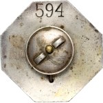 II RP, badge of the 10th anniversary of the Police of the Silesian Province.