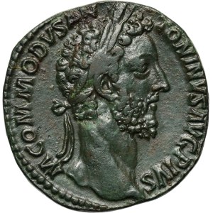 Roman Empire, Commodus 177-192, Sestertius, Rome