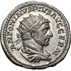Impero romano, Caracalla 198-217, antoniniano, Roma - ex Skibniewski