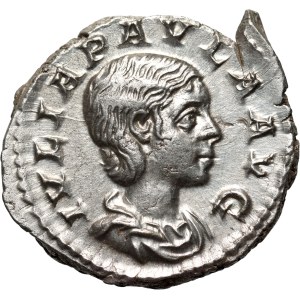 Roman Empire, Julia Paula 219-220, Denarius, Rome