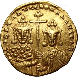 Byzantium, Constantinus VII Porfirogenitus with Romanus II 913-959, Solidus, Constantinople