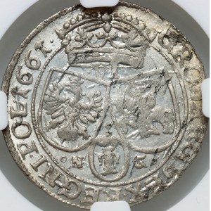 John II Casimir, sixpence 1661 NG, Poznań