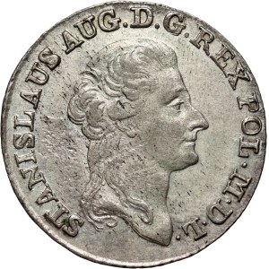 Stanislaw August Poniatowski, zloty (4 grosze) 1787 EB, Warsaw