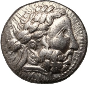 Eastern Celts, Middle Danube region, imitation of the Tetradrachm of Philip II of Macedon, 2nd-1st century BC