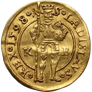 Hungary, Rudolf II, Ducat 1598 KB, Kremnica