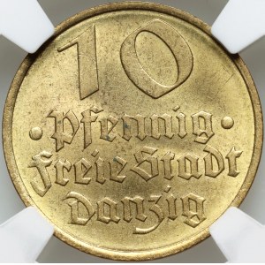 Free City of Danzig, 10 fenig 1932, Berlin