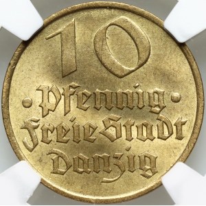 Freie Stadt Danzig, 10 fenig 1932, Berlino
