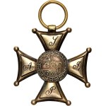 November Uprising, Virtuti Militari Fourth Class Cross, gold