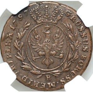 South Prussia, Frederick William II, trojak 1797 B, Breslau