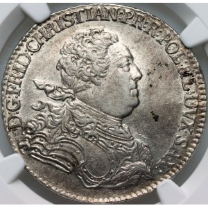 Frederick Krystian, 2/3 thaler 1763 FWôF, Dresden