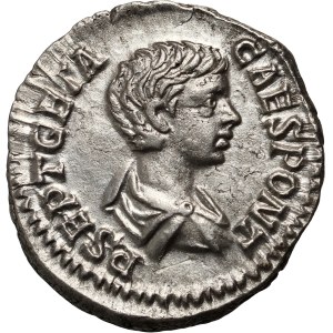 Roman Empire, Geta as Caesar 198-209, Denarius, Rome