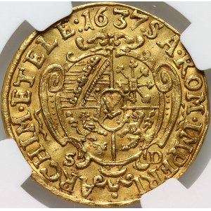 Germany, Saxony, John George I, 2 Ducats 1637 SD, Dresden