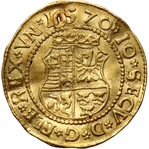 Hungary, Transylvania, János Zsigmond, Ducat 1570, Hermannstadt